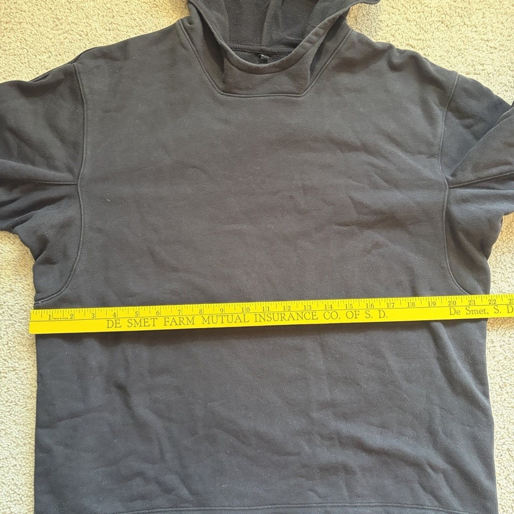 Lululemon French Terry Oversized Pullover Hoodie Men's Large M3DFCS Black - Picture 9 of 9